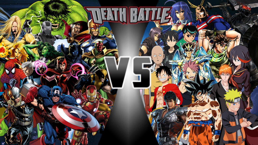 Anime Vs Super Heroes