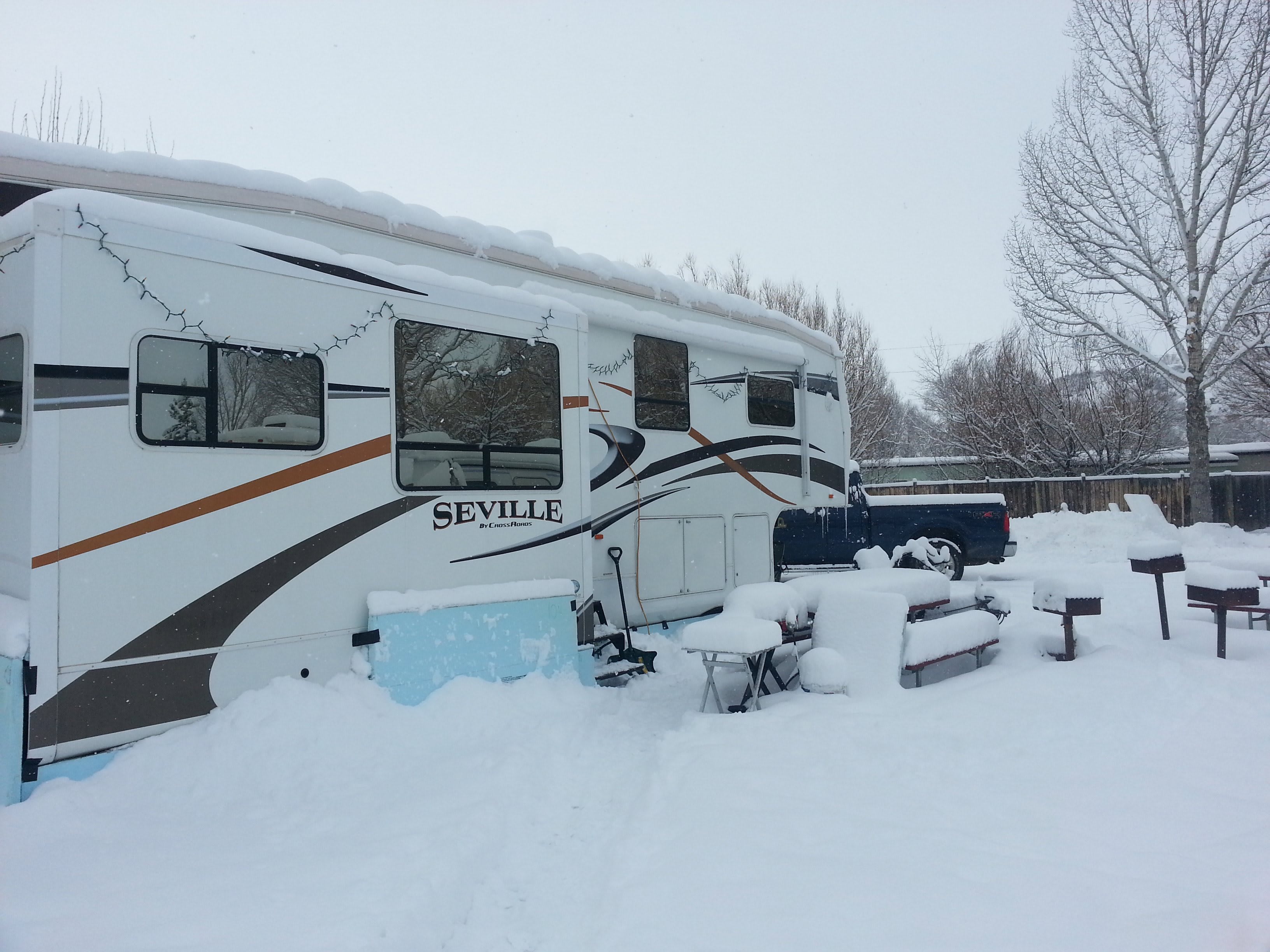 Winter Living in an RV Lifehack