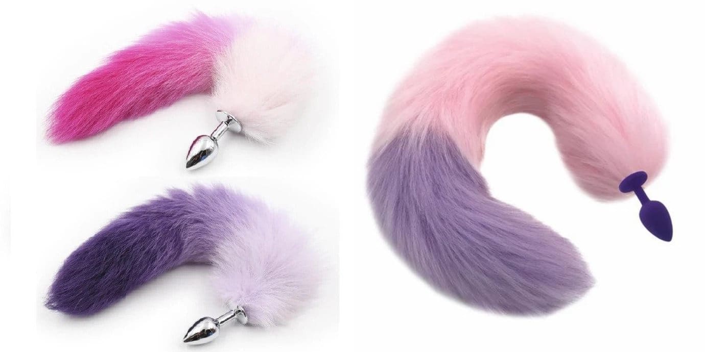 fox tail butt plug in fox tail butt plug in