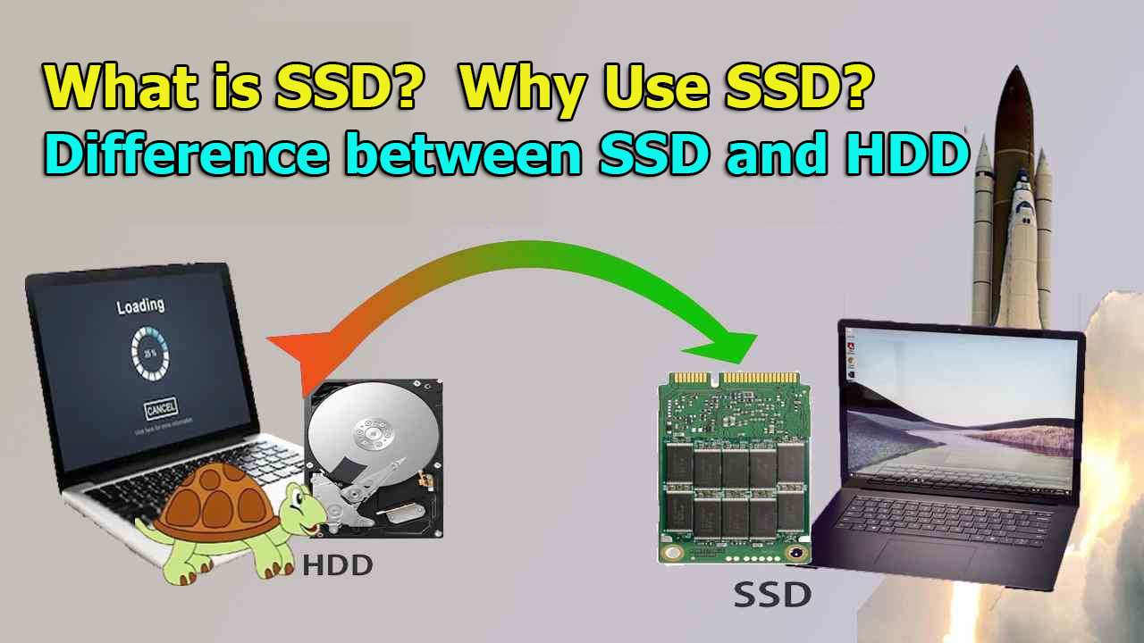What is SSD? Why use SSD? Difference between SSD and HDD