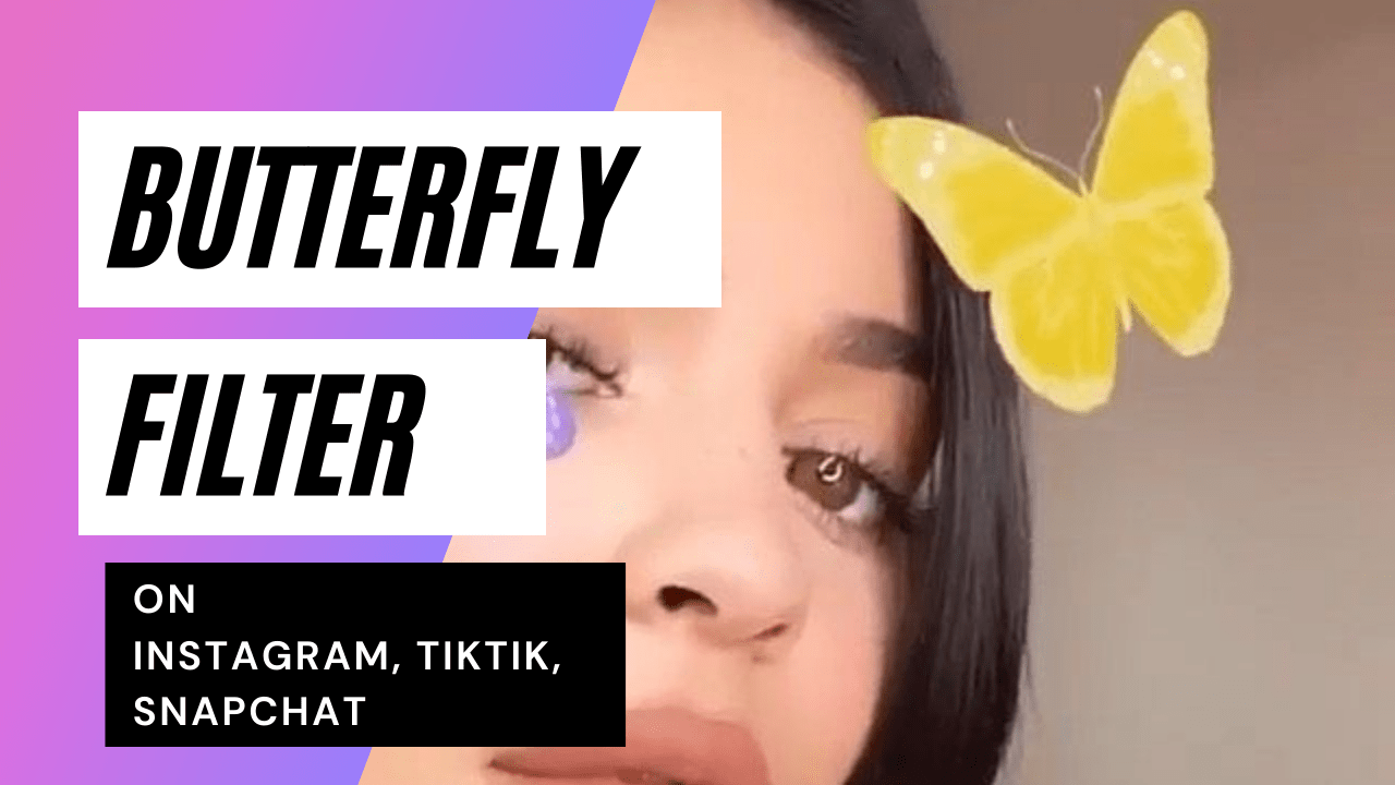 How to Get the Butterfly Filter on Instagram, Snapchat, and TikTok? Lifehack