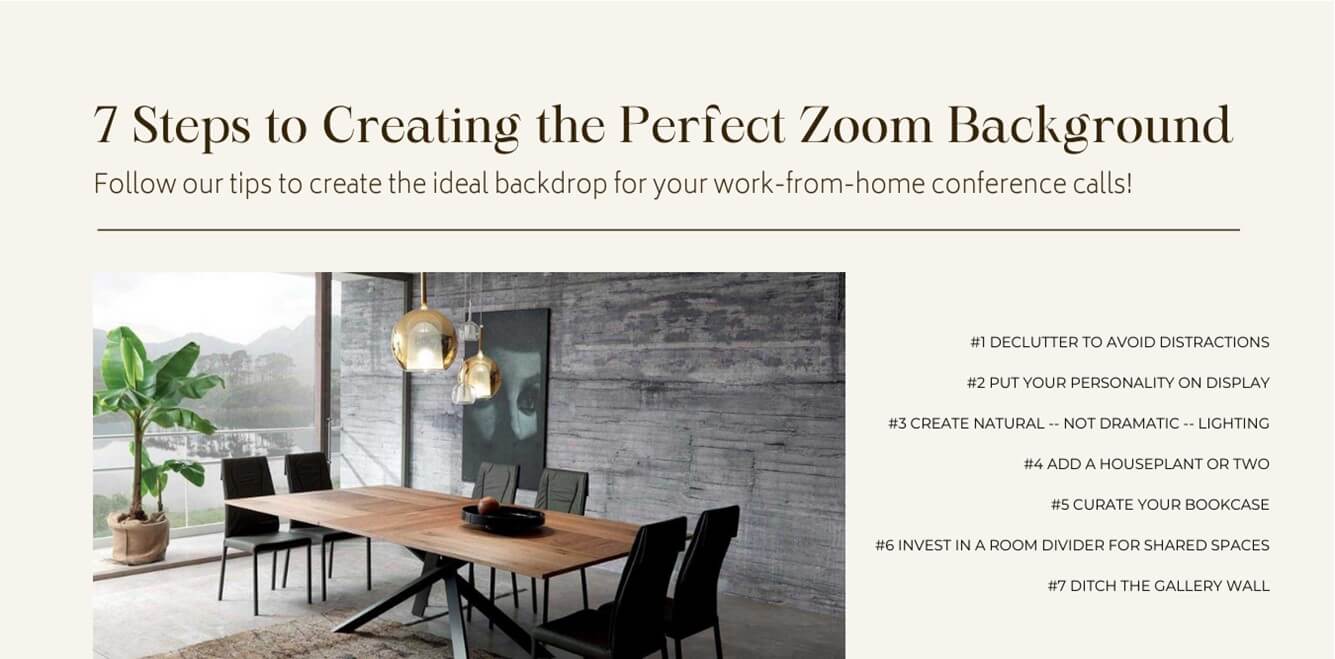 7 Ways to Style Your Home Office for Zoom Meetings Lifehack