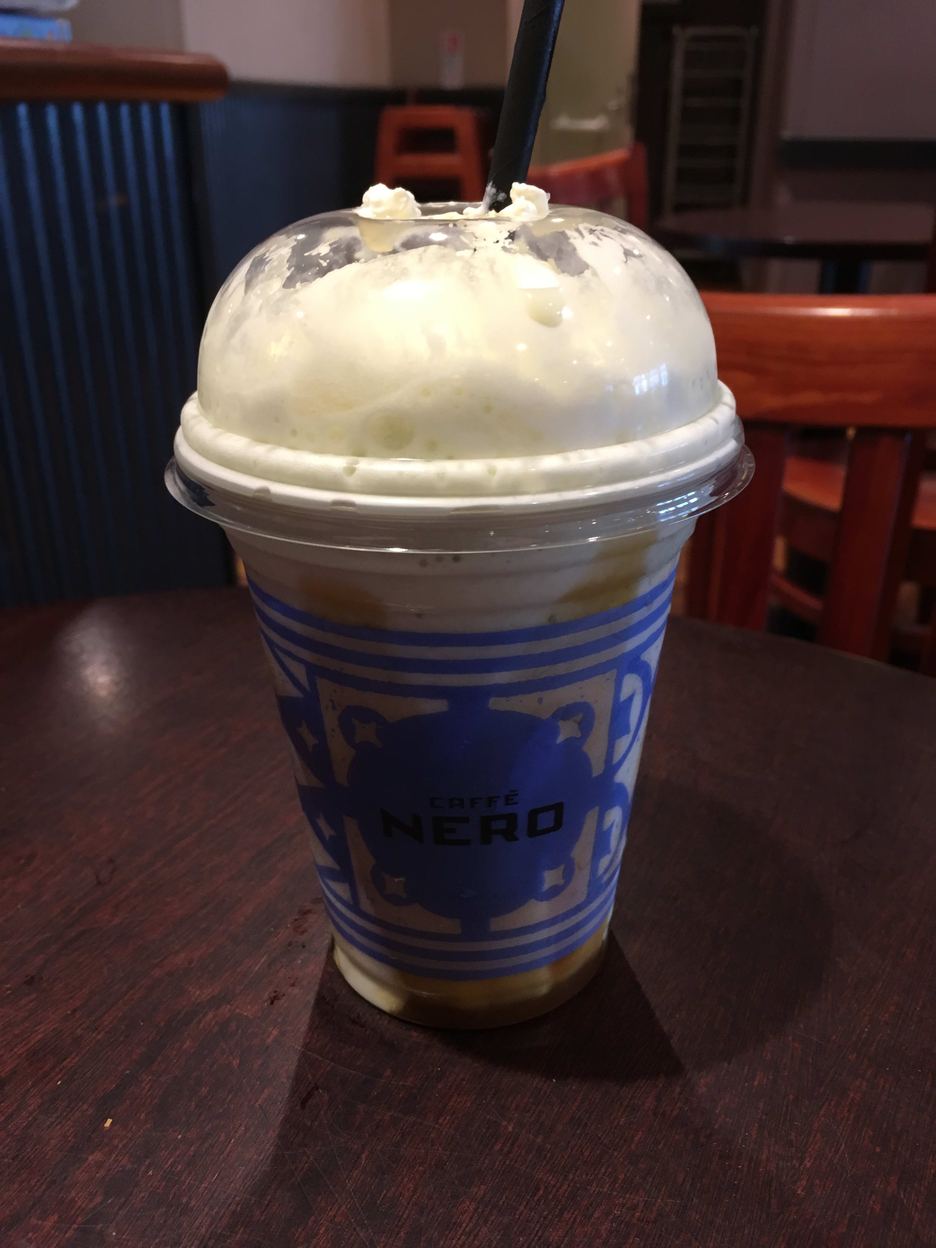 Caffe Nero’s Caramel & Pistachio Frappuccino