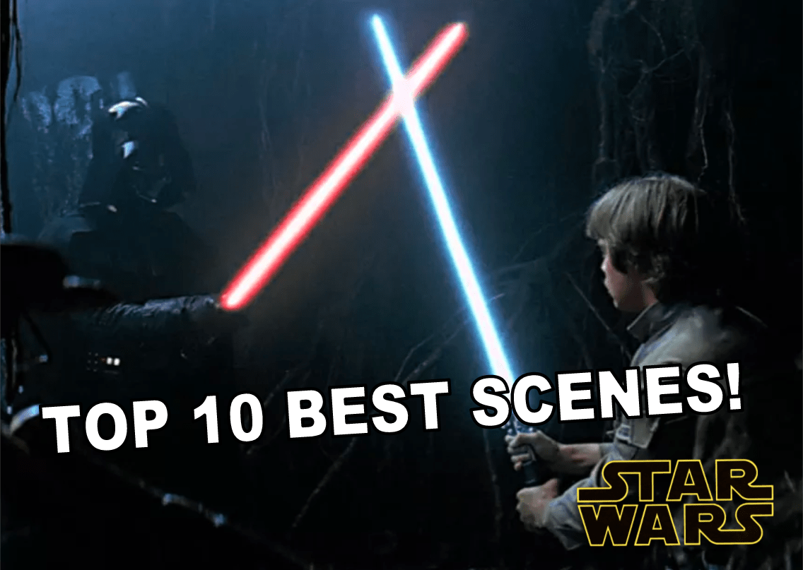 Top 10 Best Scenes in 'Star Wars!'