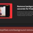 Background remover for earwig