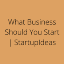 Startup Ideas