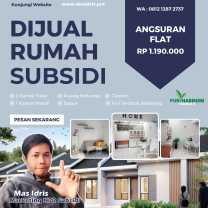 Puri Harmoni Cisoka 2 Rumah Subsidi Tangerang