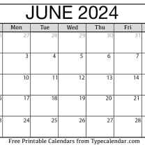 June 2024 Calendar