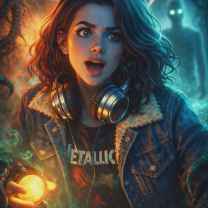 Girl in a paranormal world