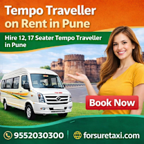 Tempo Traveller in Pune for Family Or Group Travell
