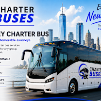 Charter Bus Rental in New Jersey for Comfortable Long-Distance Road Trips
