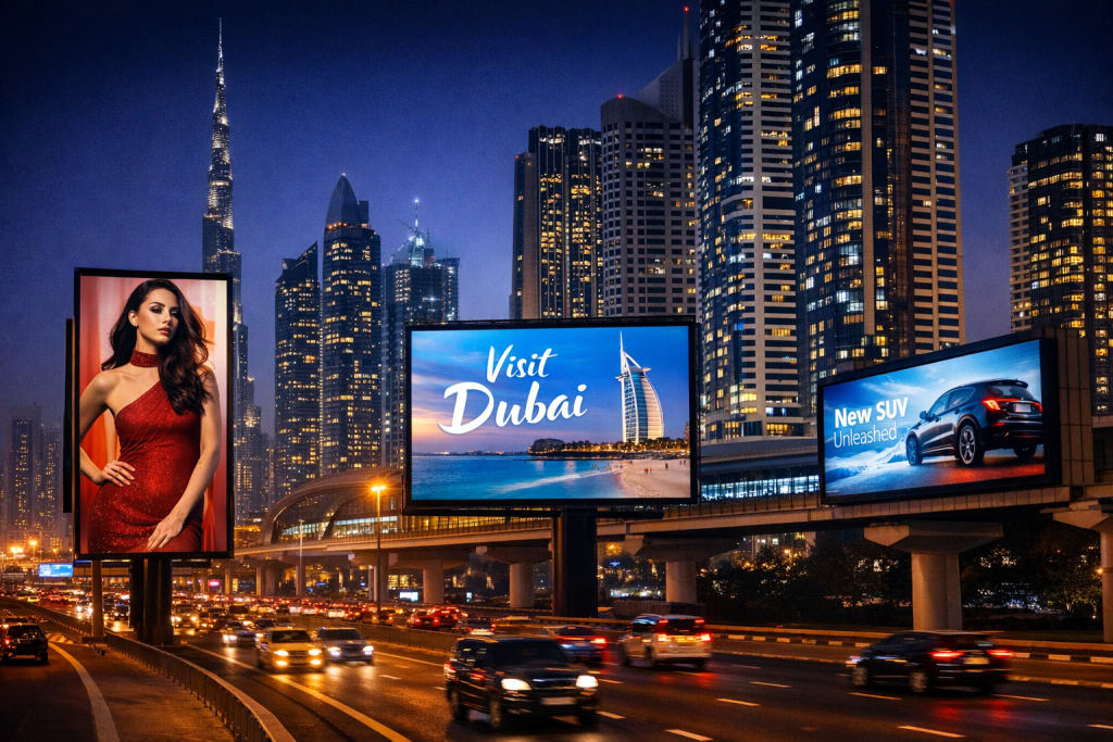 DOOH thành phố ban đêm