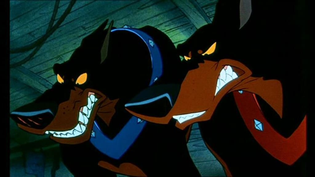 Scary Disney: Oliver and Company: Bill Sykes, Roscoe and DeSoto