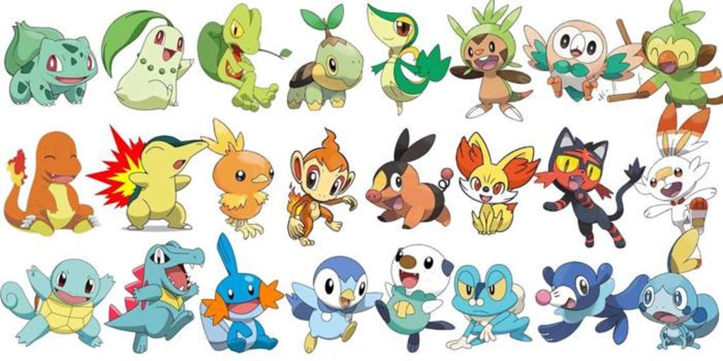 5 best starter Pokemon of all time