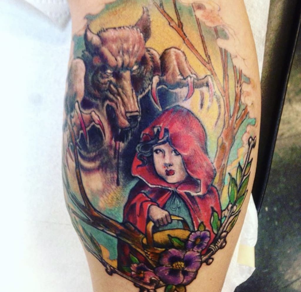 Red Riding Hood Tattoo Sleeve  Best Tattoo Ideas Gallery