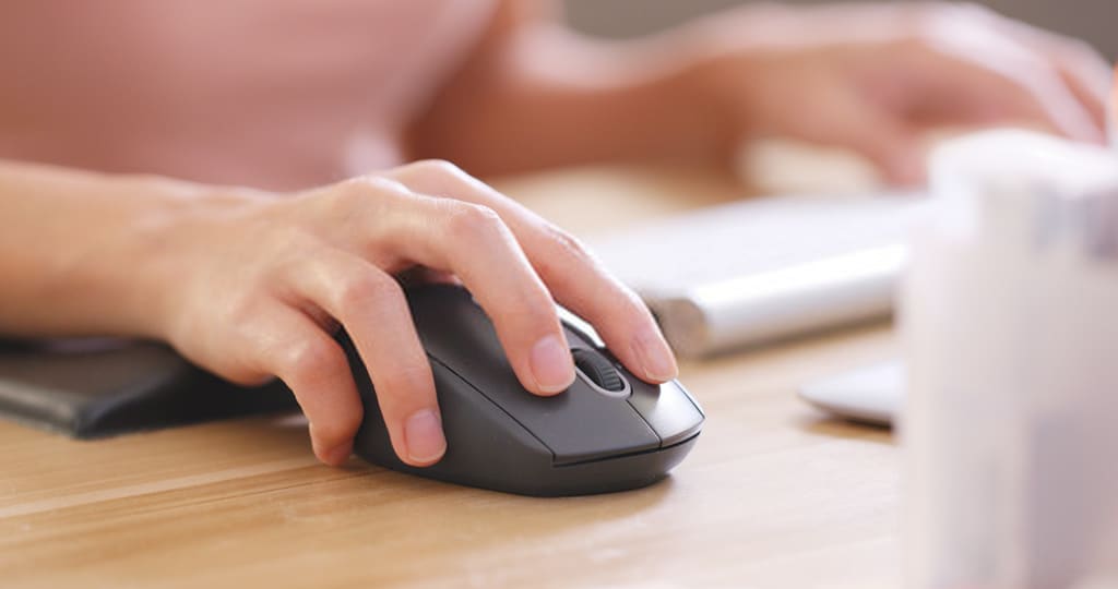 What is mouse jitter?