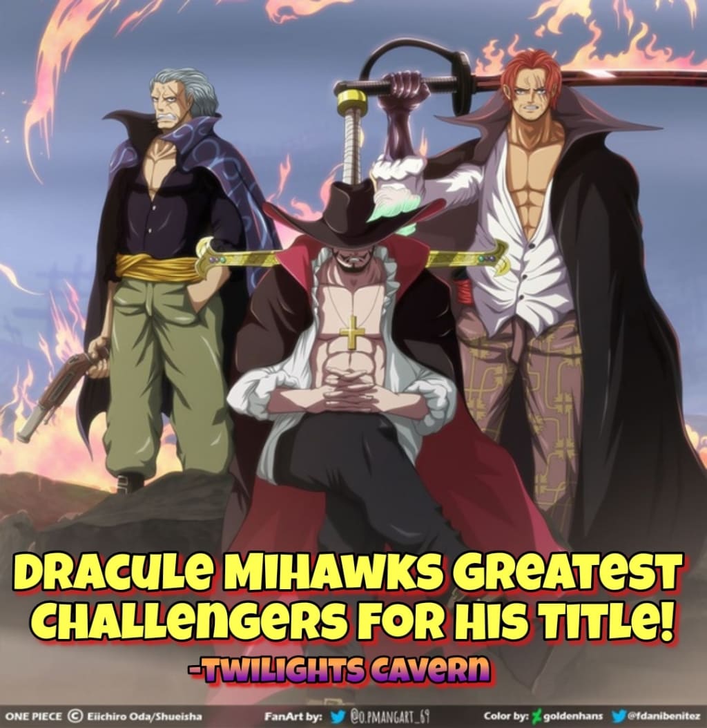 One Piece: 4 pirates that Mihawk can beat (and 4 that can beat him)