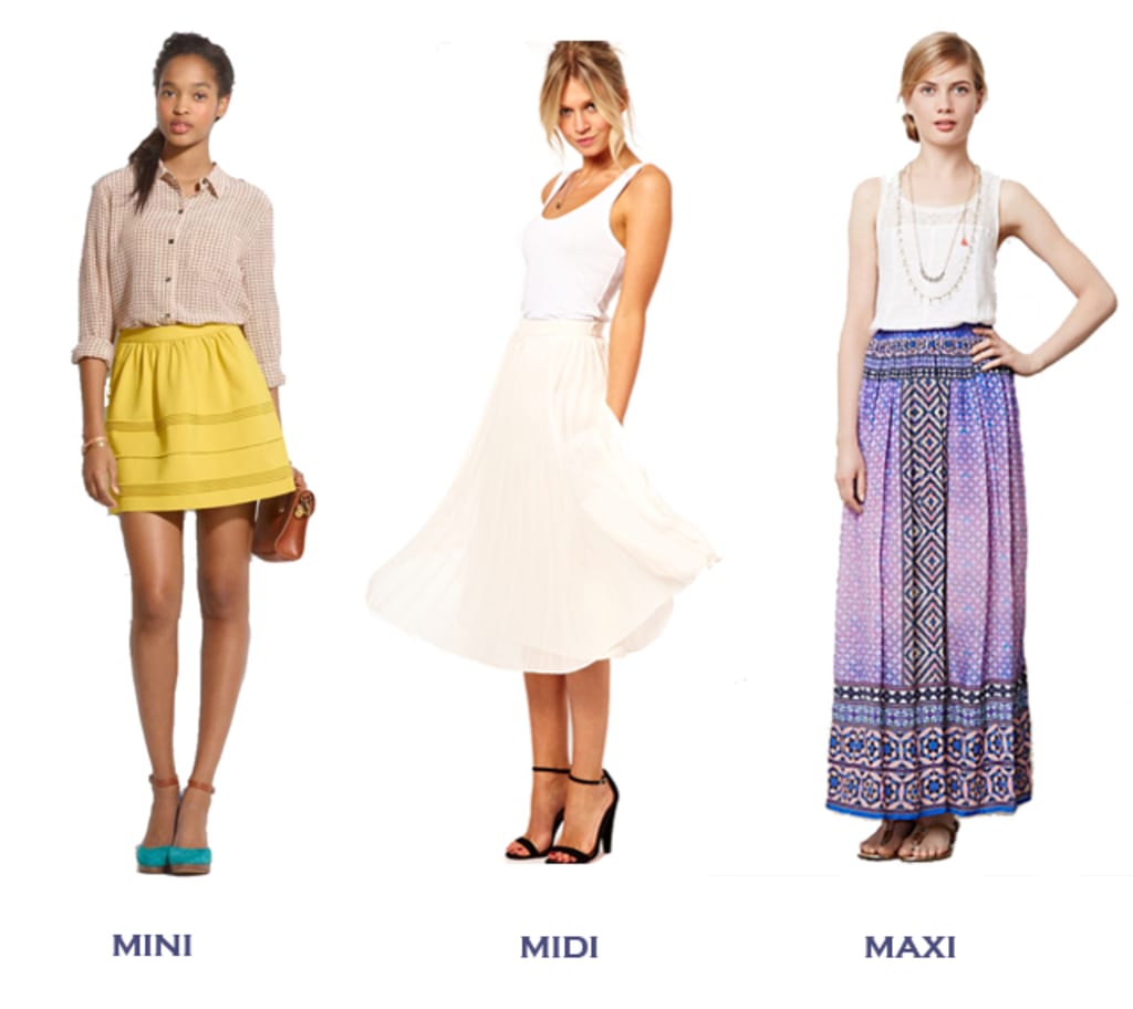 Mini, Midi and Maxi Dresses
