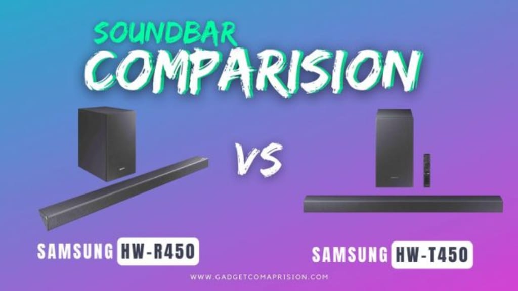 Bestået Vælg Faktura Samsung HW-T450 vs Samsung HW-R450 Soundbar | Geeks