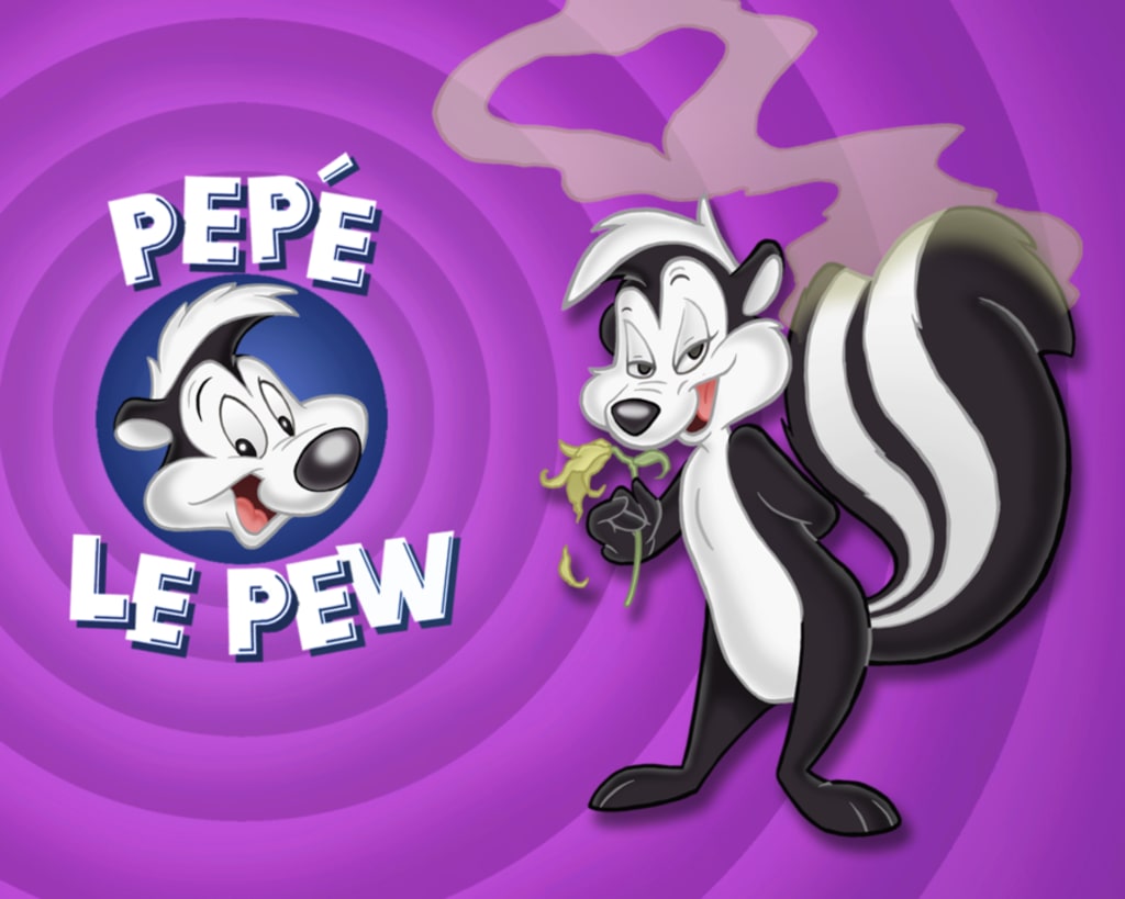 Pepe le pew heart eyes