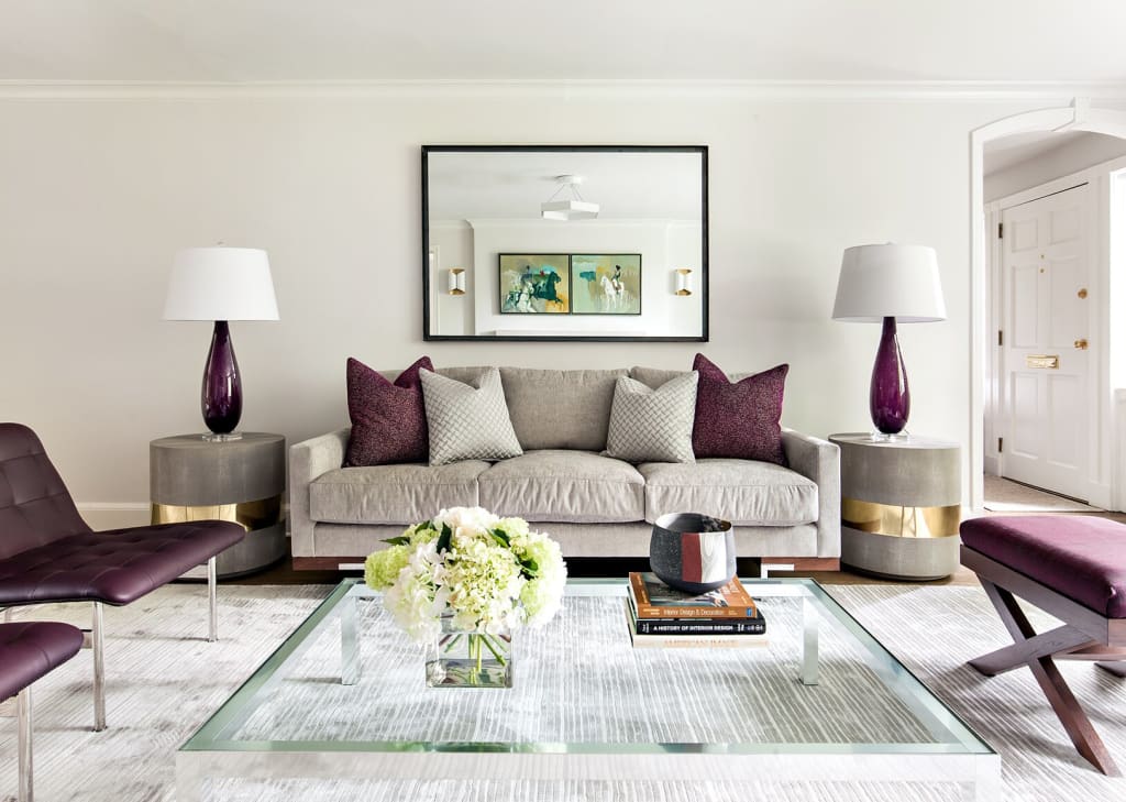 How High to Hang Mirror over sofa? Lifehack