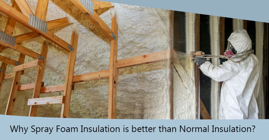Why Spray Foam Insulation is better than Normal Insulation? Lifehack
