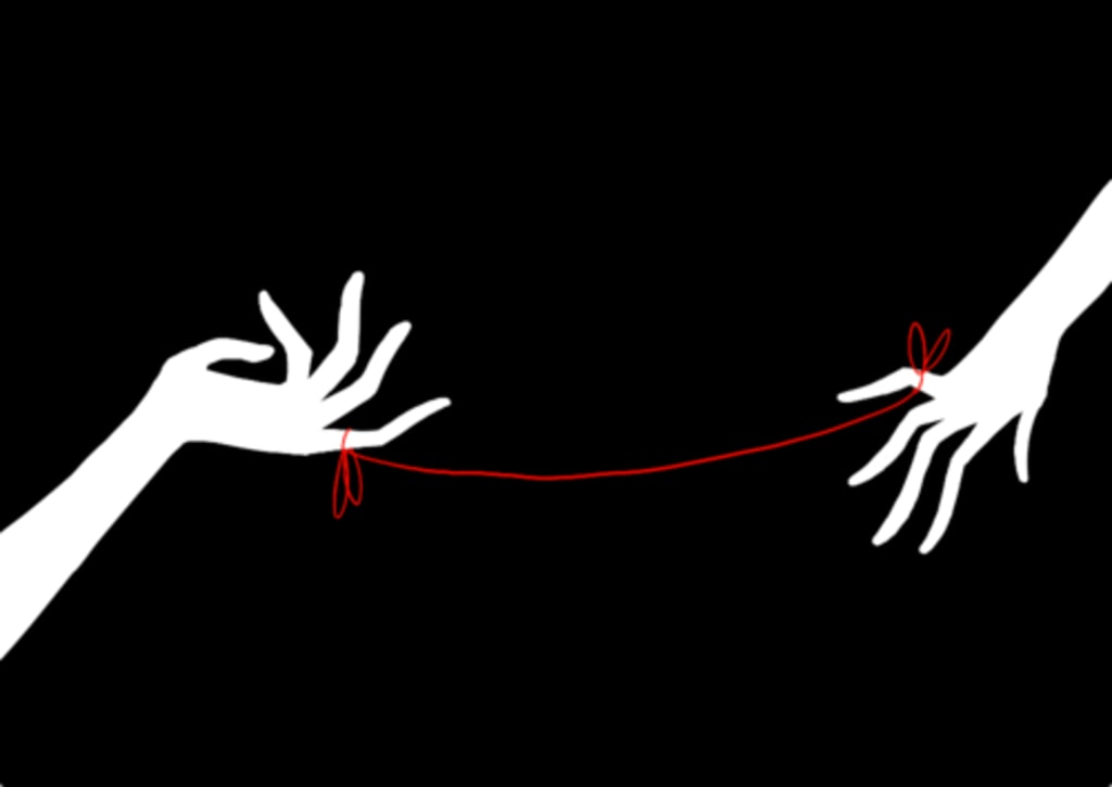 Soulmates, the one and the red string of fate.