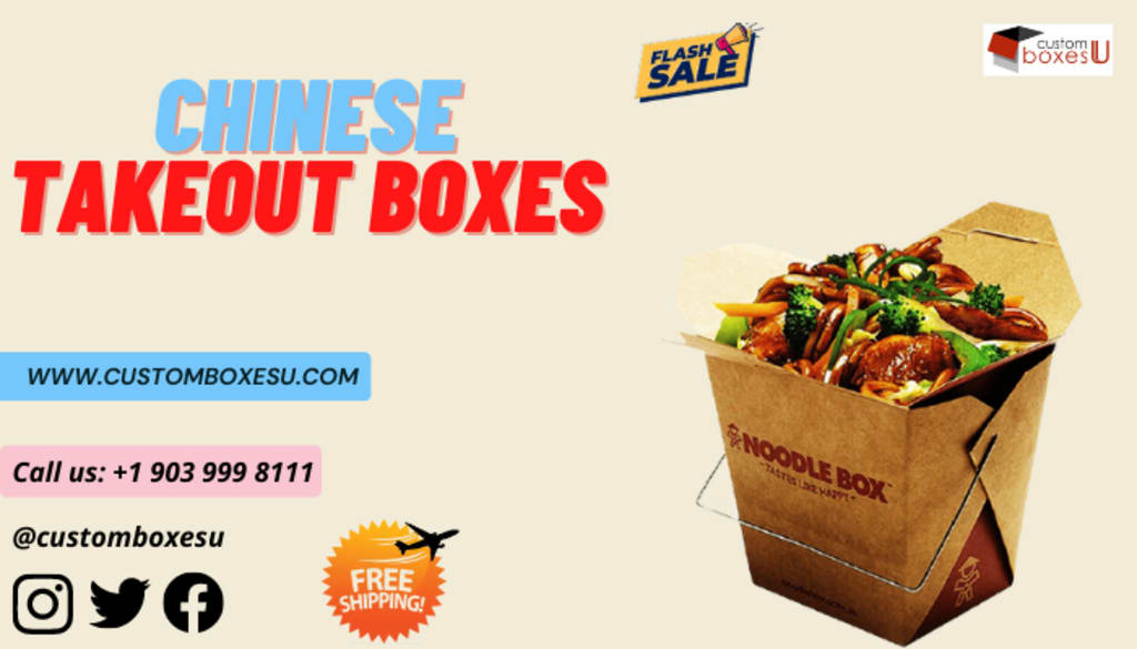 Custom Chinese Food Takeout Boxes