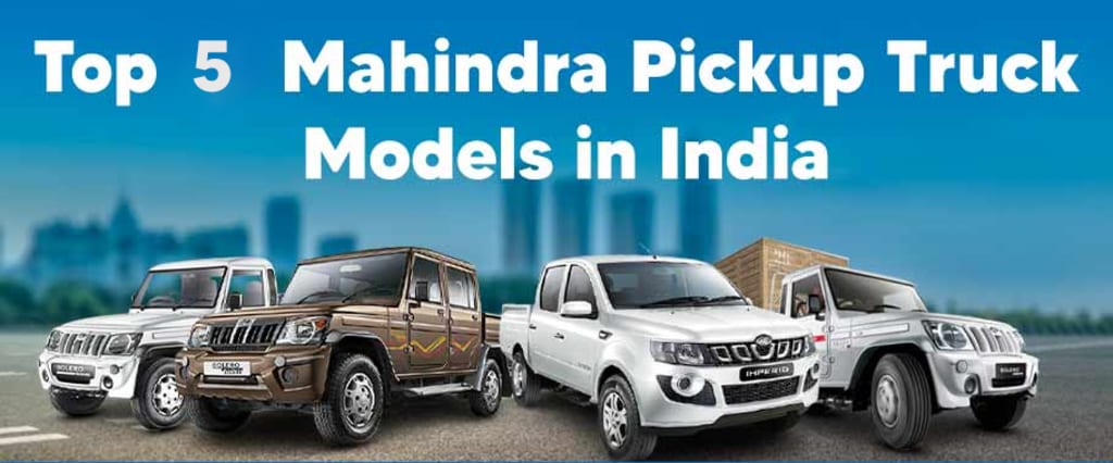 TOP 6 Mahindra Bolero Pickup Models in India - Price & Overview