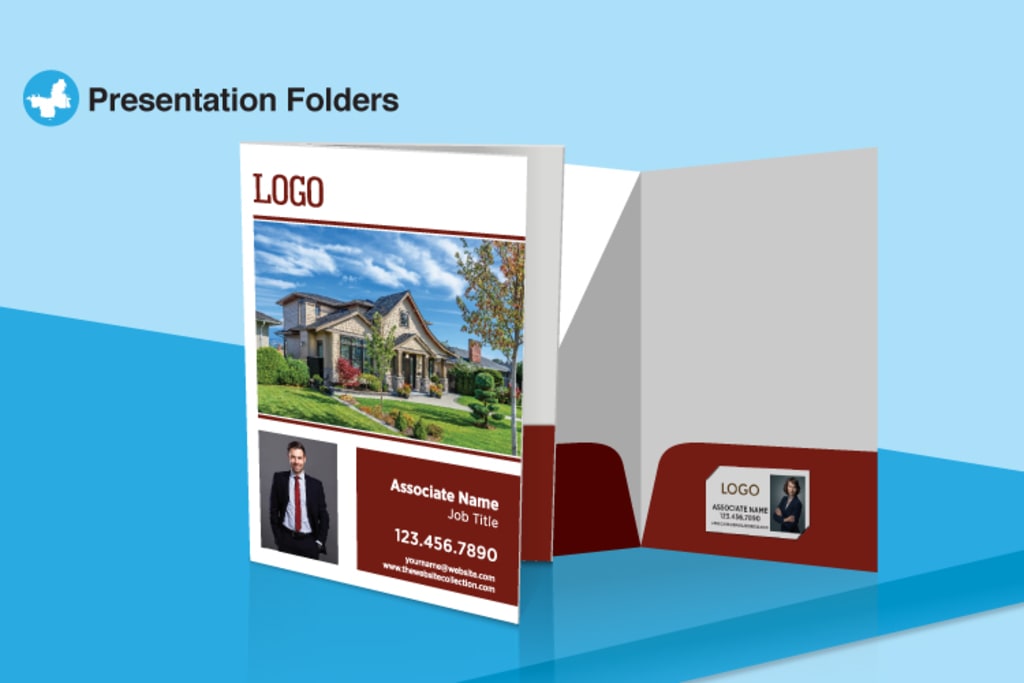 Presentation Folder With Clear Front Pocket