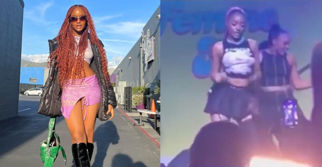 Tems Bre@st Mistakenly Fall Out From Her Clothes While Performing On  Stage.(vid) - Celebrities - Nigeria
