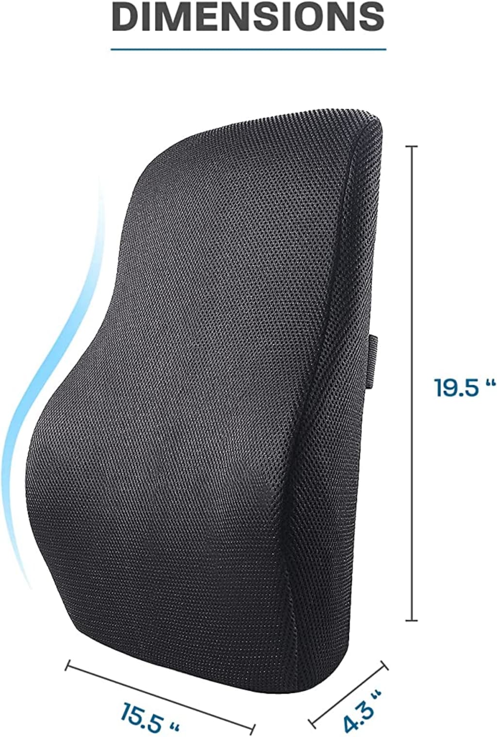 Best Lumbar Support Memory Foam Back Pain Pillow in India