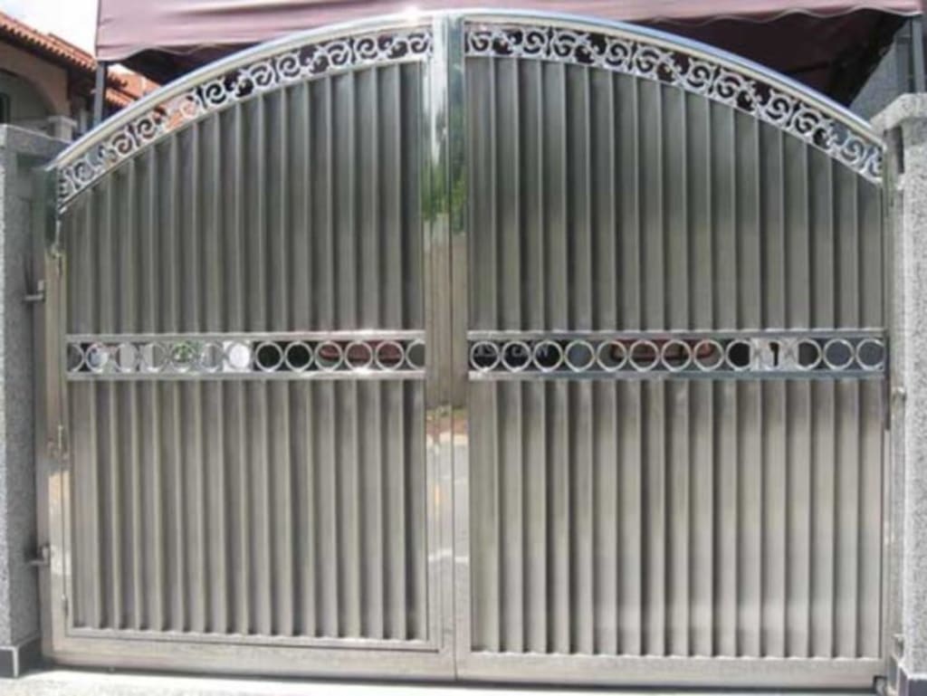 14 Modern Steel Gate Design Ideas for 2022: Know Why Steel is a ...