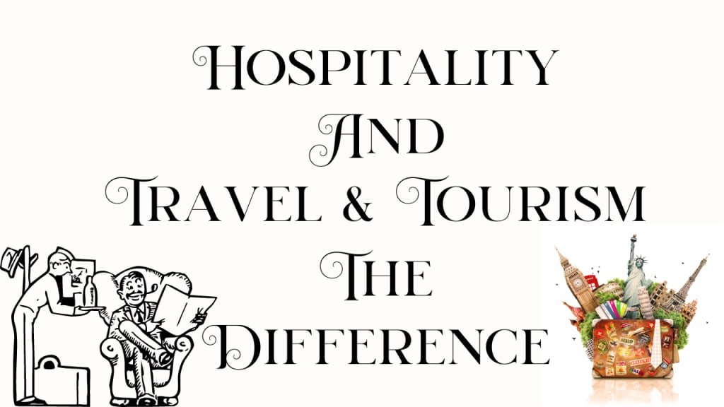 differentiate tourism to hospitality