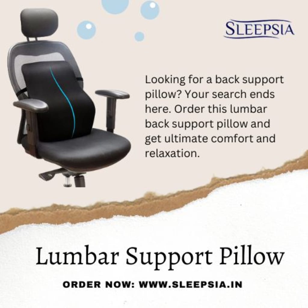 Lumbar Pillow For Office Chair And Back Pain: What You'll Need