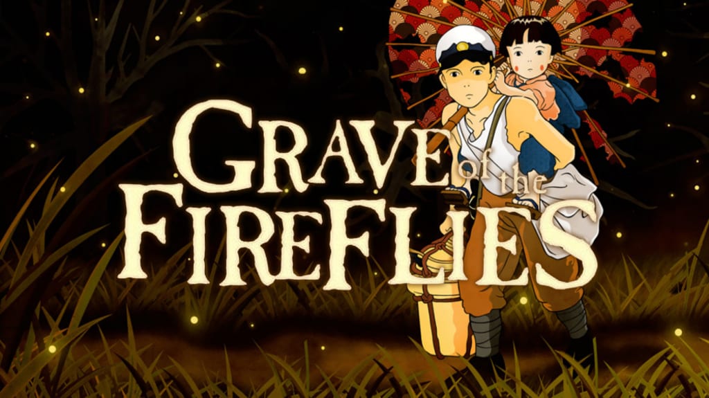 Original Grave of the Fireflies Anime Poster