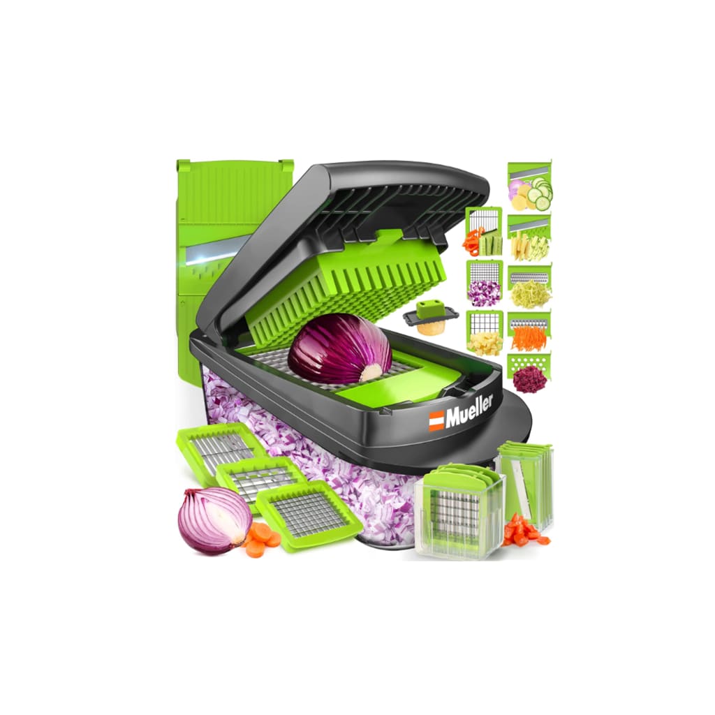 Series 10-In-1, 8 Blade Vegetable Slicer, Onion Mincer Chopper, Vegetable  Chopper, Cutter, Dicer, Egg Slicer With Container