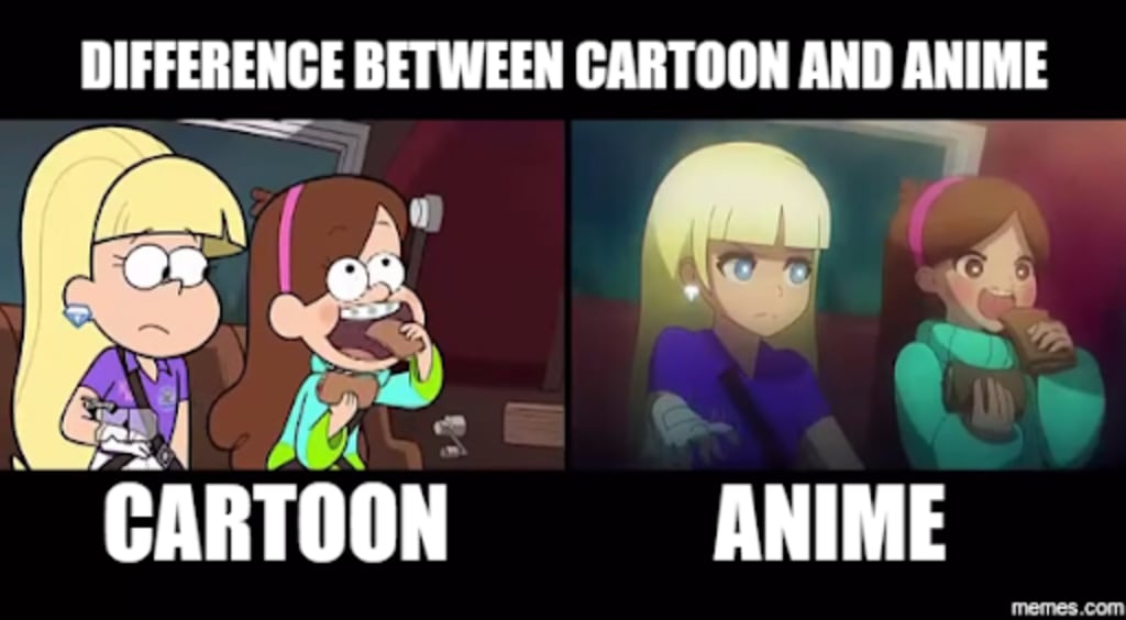 Discover the Dissimilarity Between Anime and Cartoons