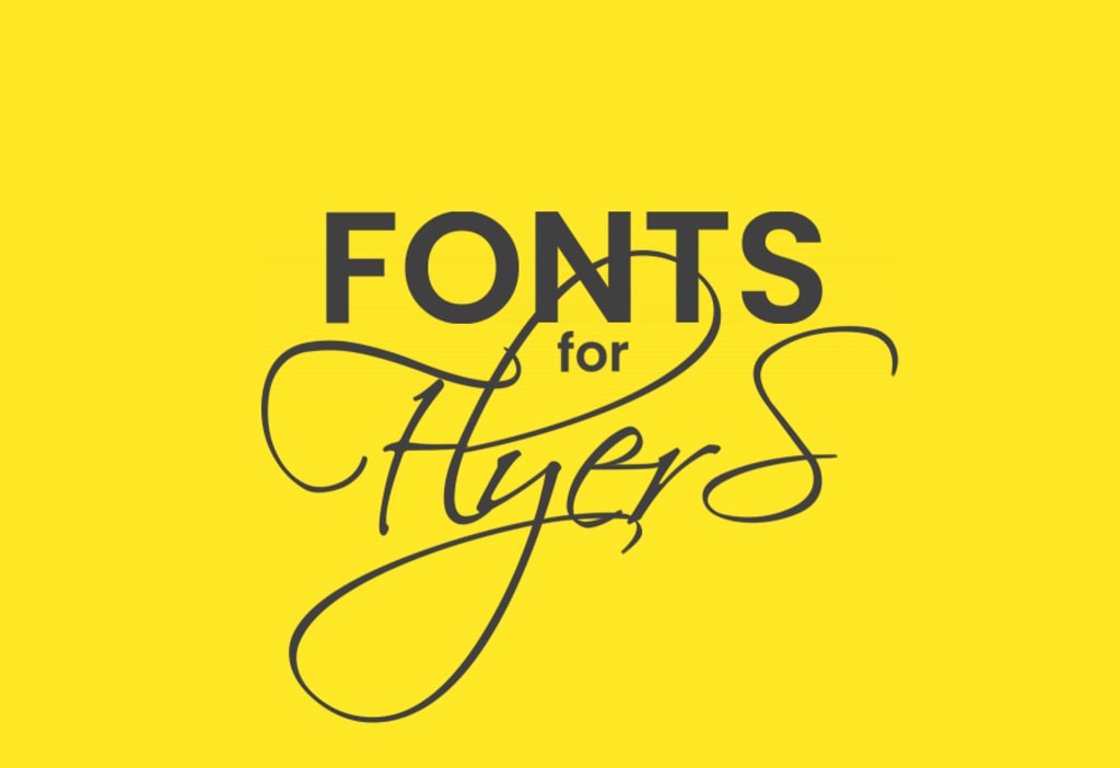 20 Best Fonts For Professional Flyer Design Education