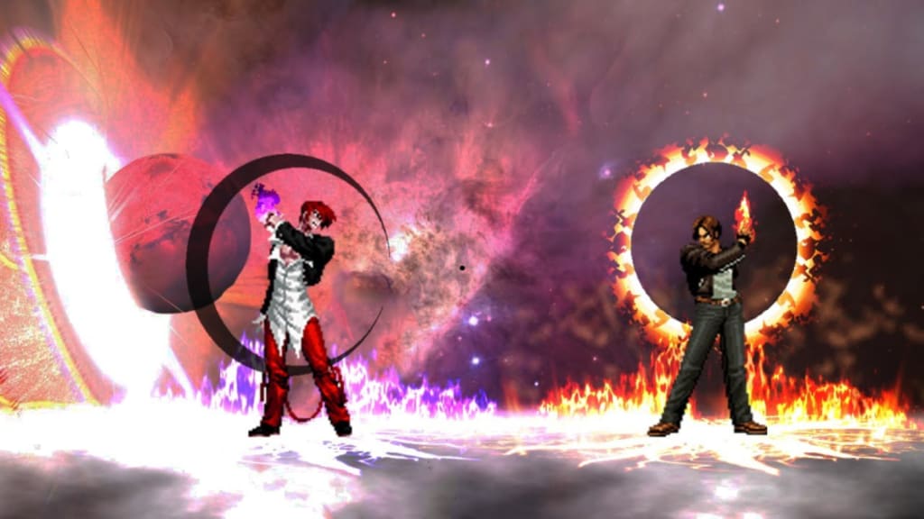 KOF Mugen] Orochi Iori vs Final Iori Yagami (Kill's Flames Iori