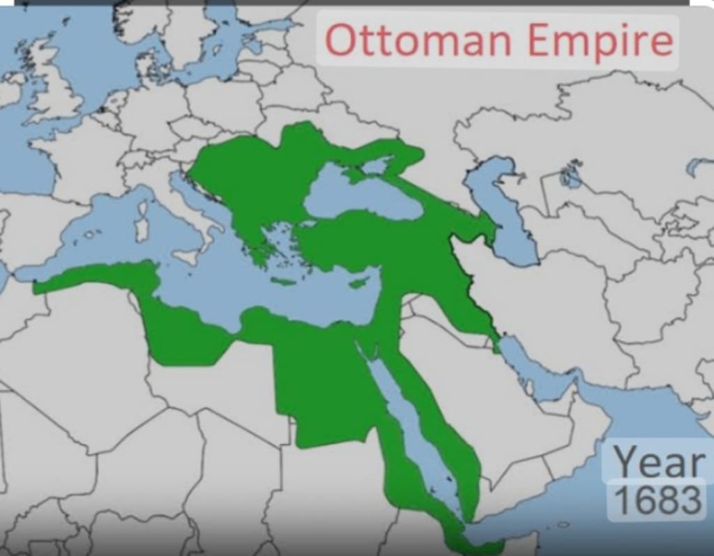 Turkish history - The Ottoman Empire at its greatest extent in