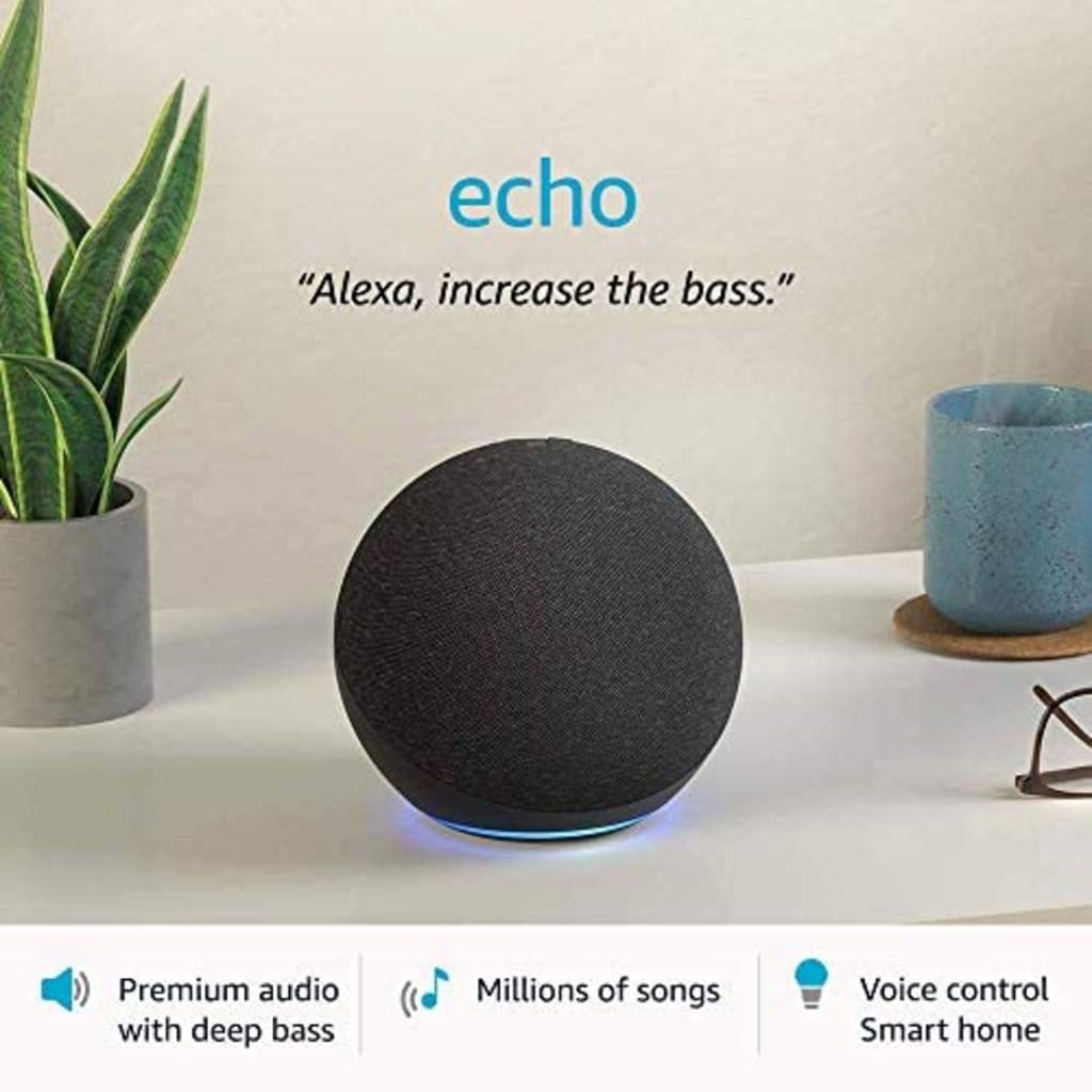 Echo Dot Smart Speaker with Alexa Voice Recognition