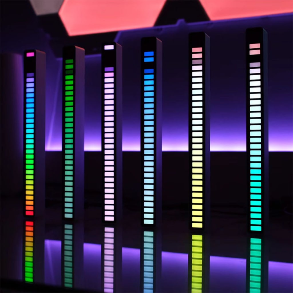 Smart RGB Pickup Music Rhythm Light Bar