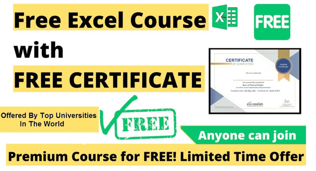 Free Online Courses With Free Certificates [2023]