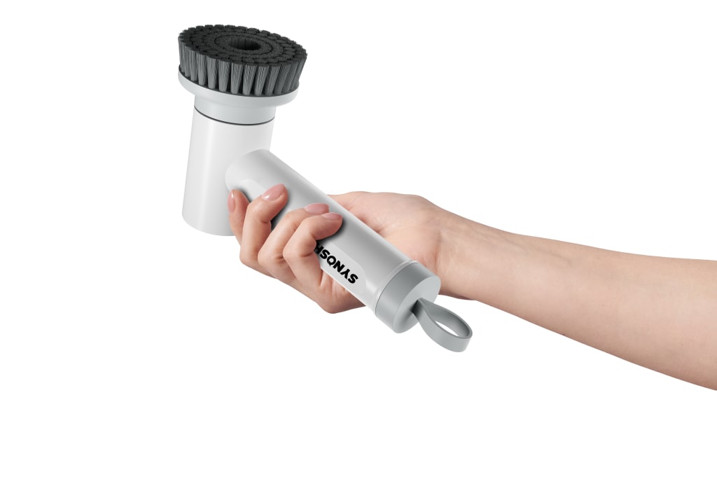 SYNOSHI Hand Held Power Spin Scrubber