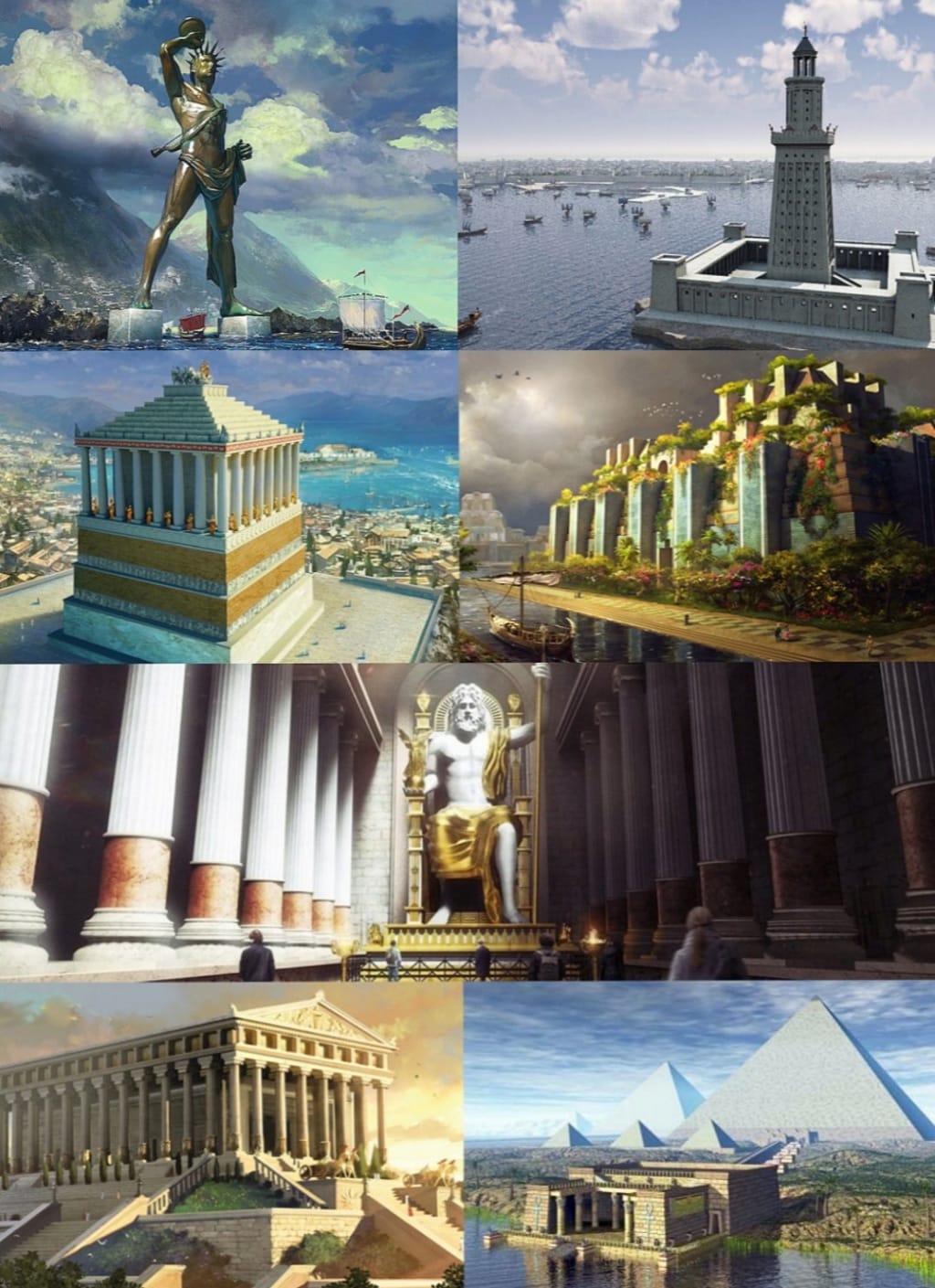 Seven Wonders Of The Ancient World Earth 2935