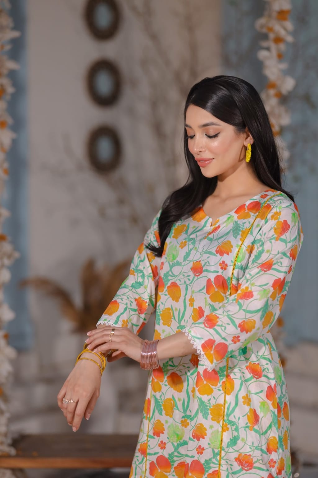 Tulip Shalwar and Short Frock for a Modern Look  Styled