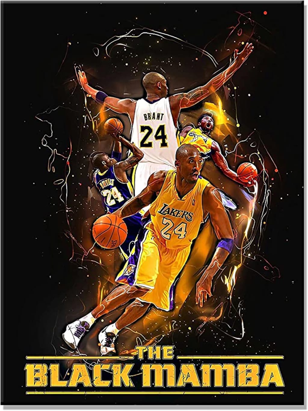 Kobe Bryant Wall Art Poster