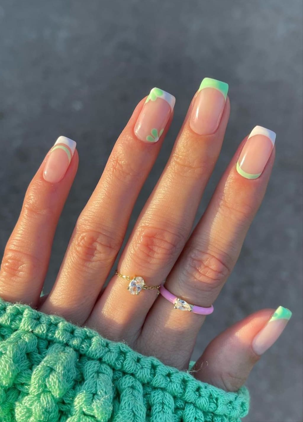 Summer Dip Nails That Shine