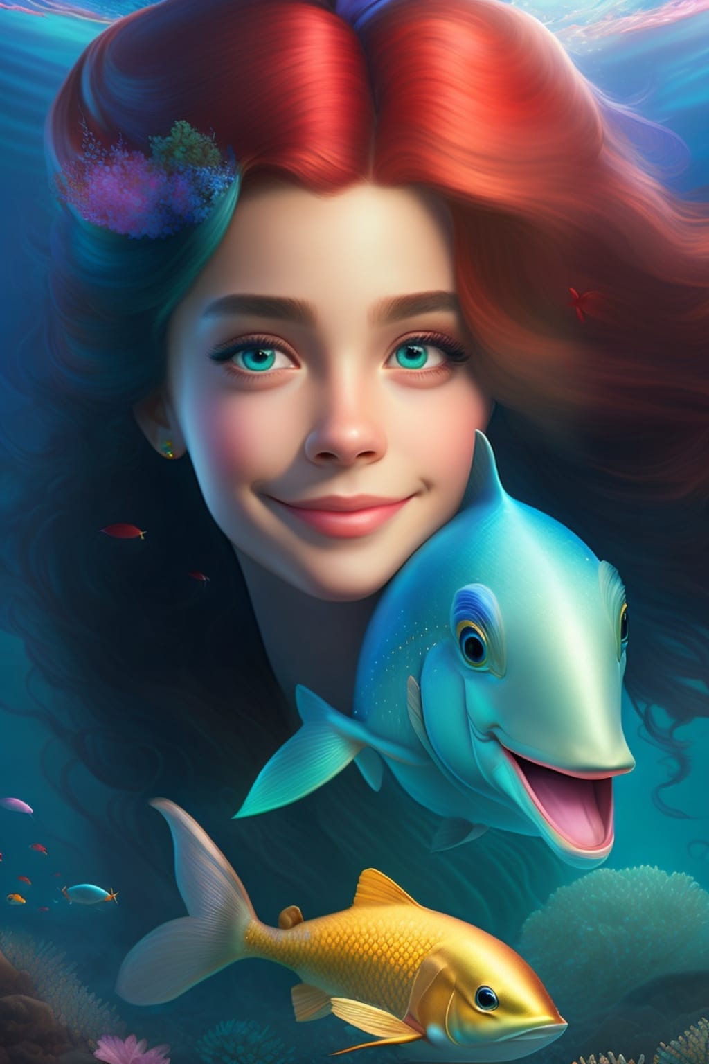 Disney Coffee Cup - The Little Mermaid Ariel and Eric Lagoon